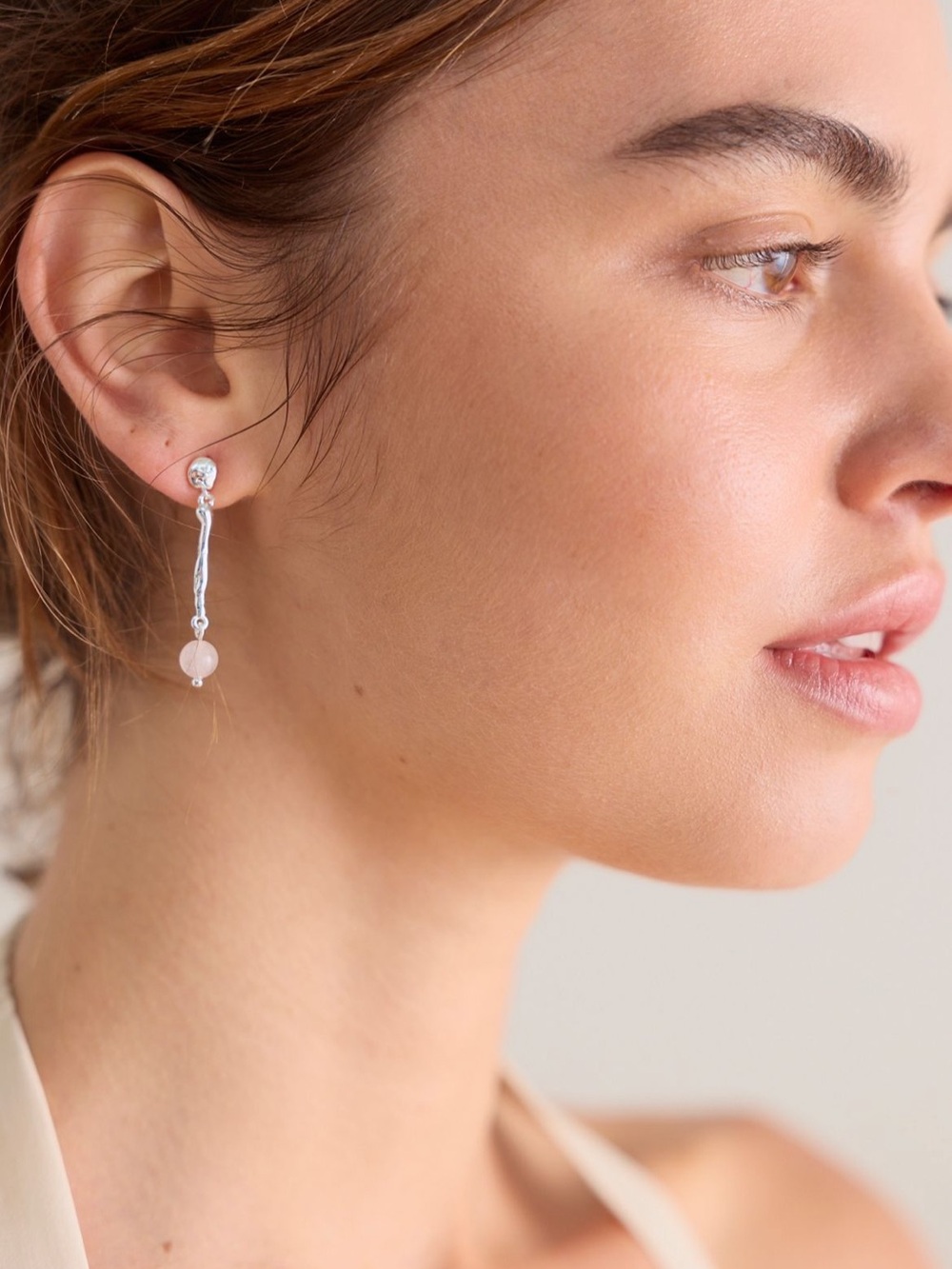 New Free People Badlands gold-plated dangle earrings